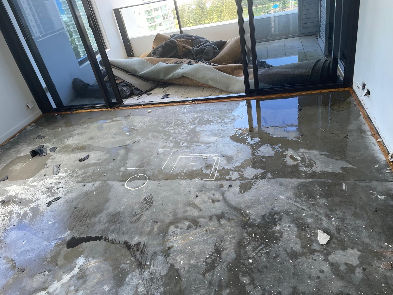 Structural drying and ceiling water damage restoration Sydney