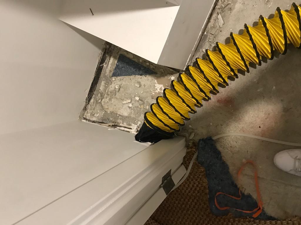 Structural drying equipment and water damage restoration Sydney