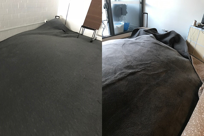 Drying underneath carpet, 2018, Sydney