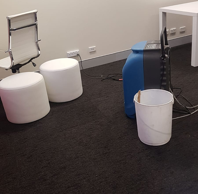 carpet water damage repairs and drying in Sydney