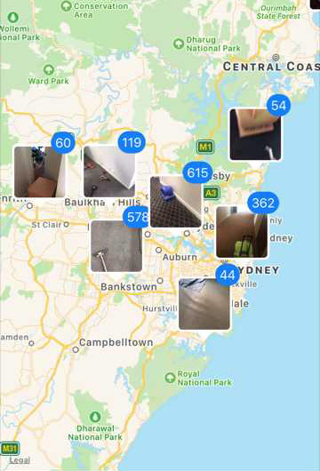 Carpet water damage 2017 Baulkham Hills
